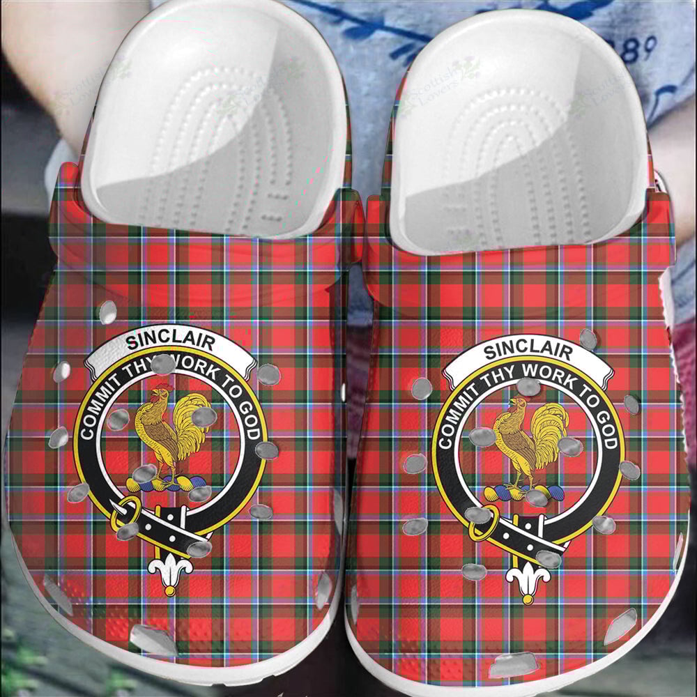Clan Sinclair Modern Tartan Crest Clogs Classic PC30 Sinclair Modern Tartan Tartan Today