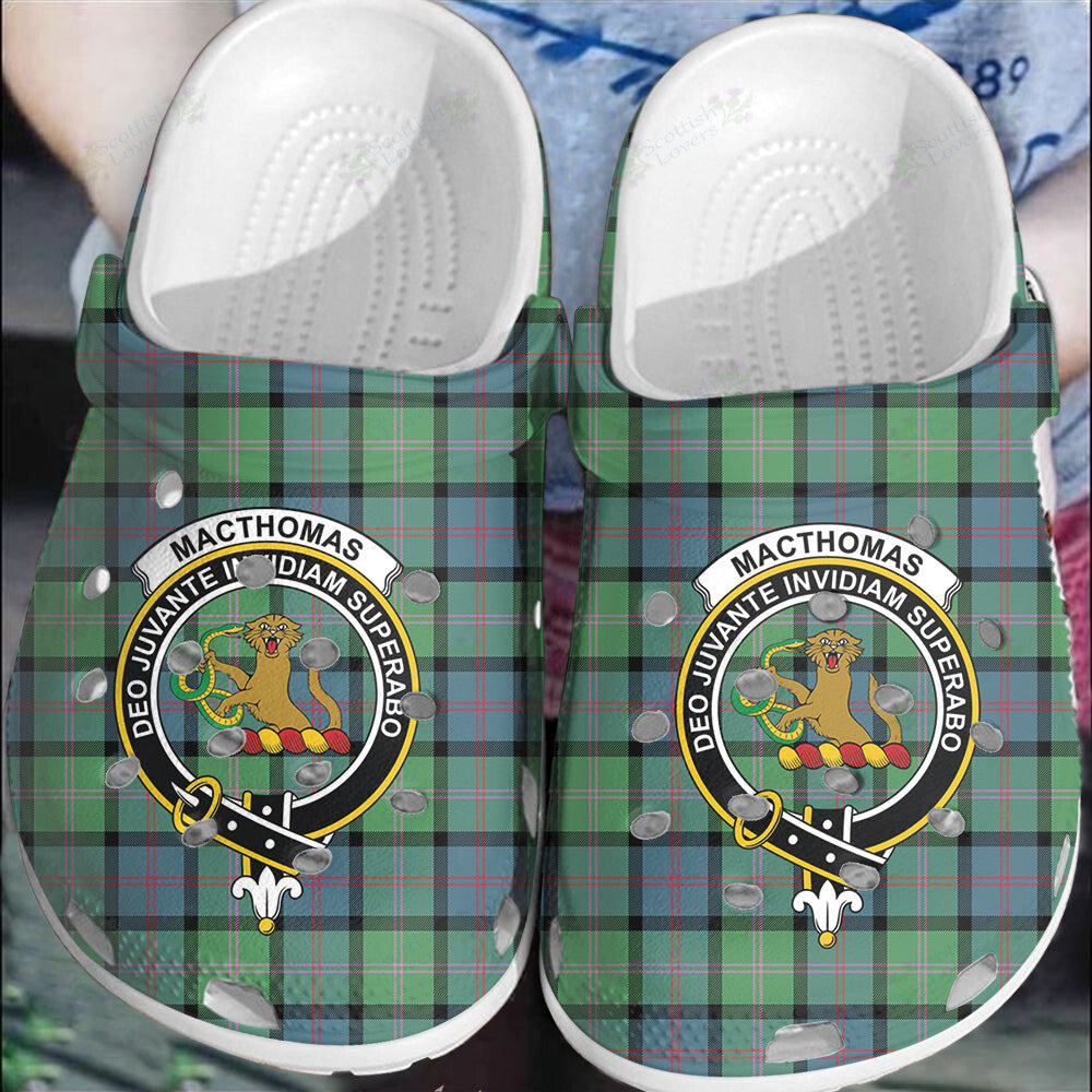 Clan MacThomas Ancient Tartan Crest Clogs Classic MT32 MacThomas Ancient Tartan Tartan Today