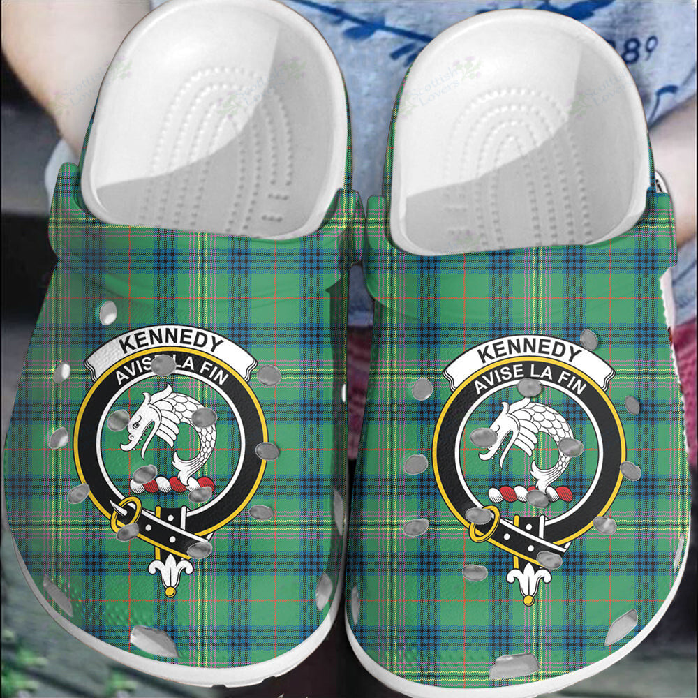 Clan Kennedy Ancient Tartan Crest Clogs Classic HH56 Kennedy Ancient Tartan Tartan Today