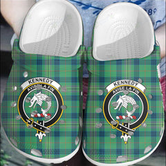 Clan Kennedy Ancient Tartan Crest Clogs Classic HH56 Kennedy Ancient Tartan Tartan Today