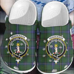 Clan Henderson Modern Tartan Crest Clogs Classic GU31 Henderson Modern Tartan Tartan Today