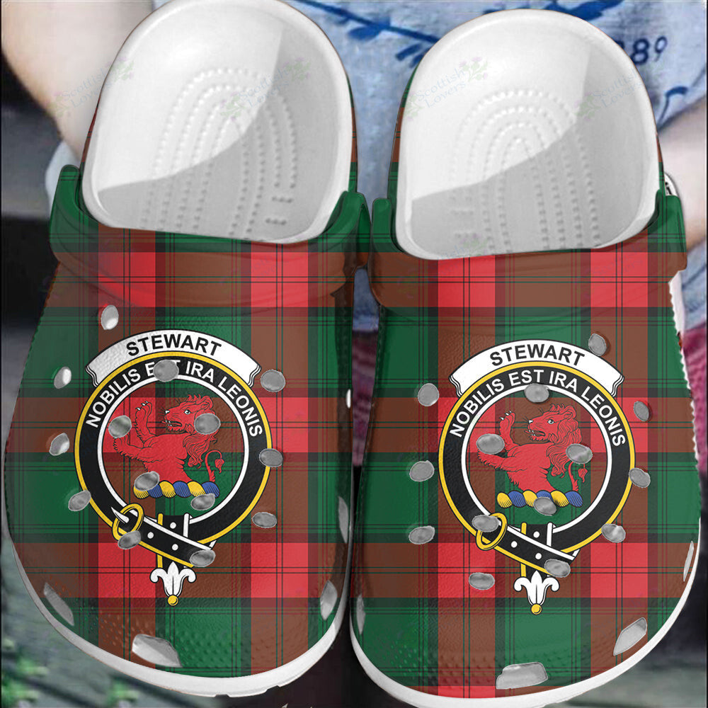 Clan Stewart Atholl Modern Tartan Crest Clogs Classic FK17 Stewart Atholl Modern Tartan Tartan Today