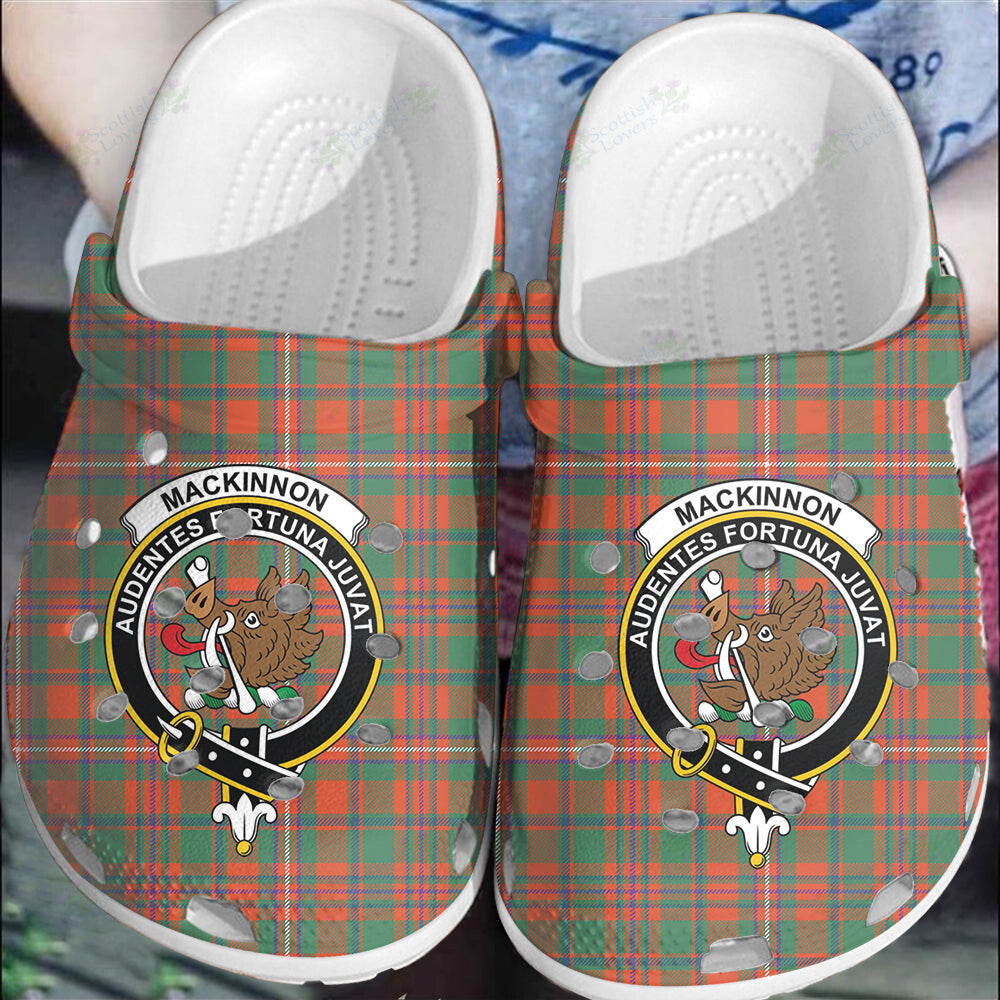Clan MacKinnon Ancient Tartan Crest Clogs Classic OD89 MacKinnon Ancient Tartan Tartan Today