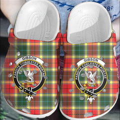 Clan Gibbs Tartan Crest Clogs Classic PY26 Gibbs Tartan Tartan Today