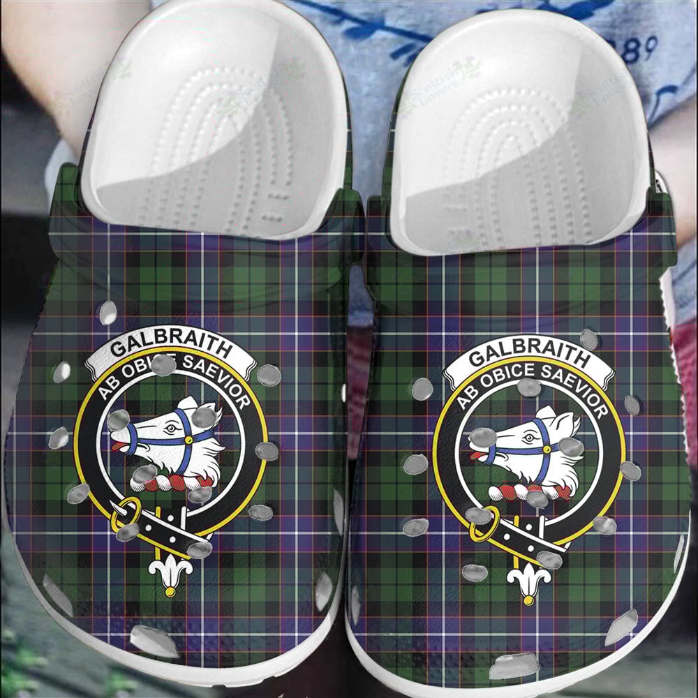 Clan Galbraith Modern Tartan Crest Clogs Classic JN26 Galbraith Modern Tartan Tartan Today