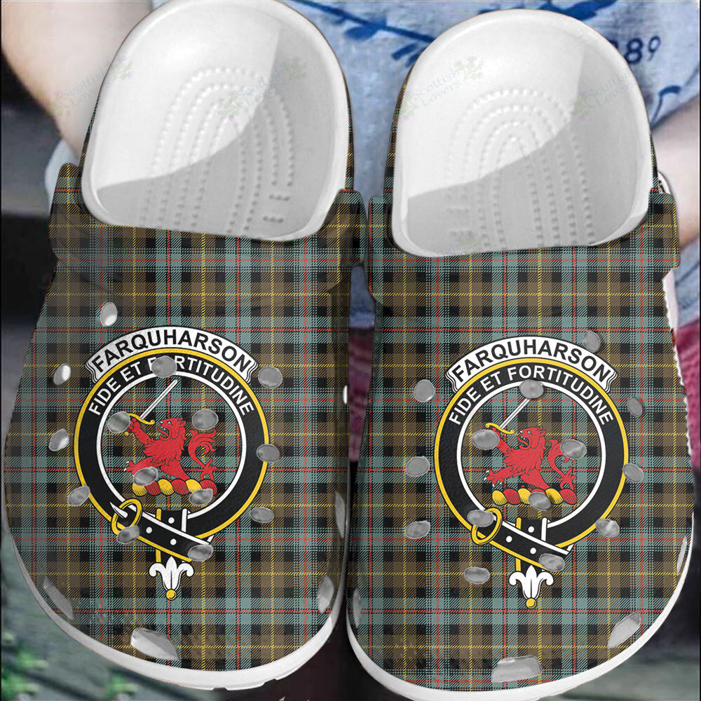 Clan Farquharson Weathered Tartan Crest Clogs Classic TR72 Farquharson Weathered Tartan Tartan Today