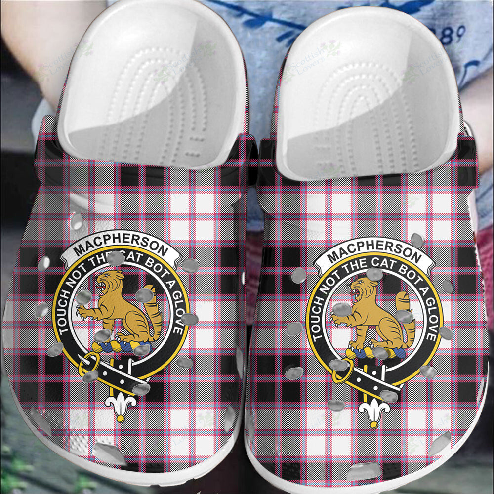 Clan MacPherson Hunting Modern Tartan Crest Clogs Classic MI26 MacPherson Hunting Modern Tartan Tartan Today
