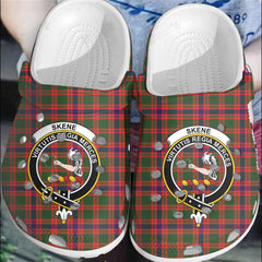 Clan Skene Modern Tartan Crest Clogs Classic SL88 Skene Modern Tartan Tartan Today