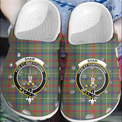 Clan Shaw Green Modern Tartan Crest Clogs Classic KV33 Shaw Green Modern Tartan Tartan Today
