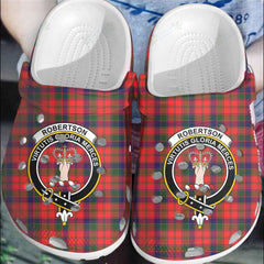 Clan Robertson Modern Tartan Crest Clogs Classic AZ96 Robertson Modern Tartan Tartan Today
