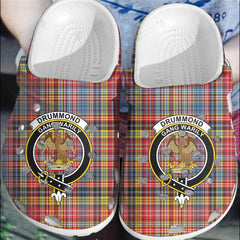 Clan Drummond of Strathallan Tartan Crest Clogs Classic MX64 Drummond of Strathallan Tartan Tartan Today