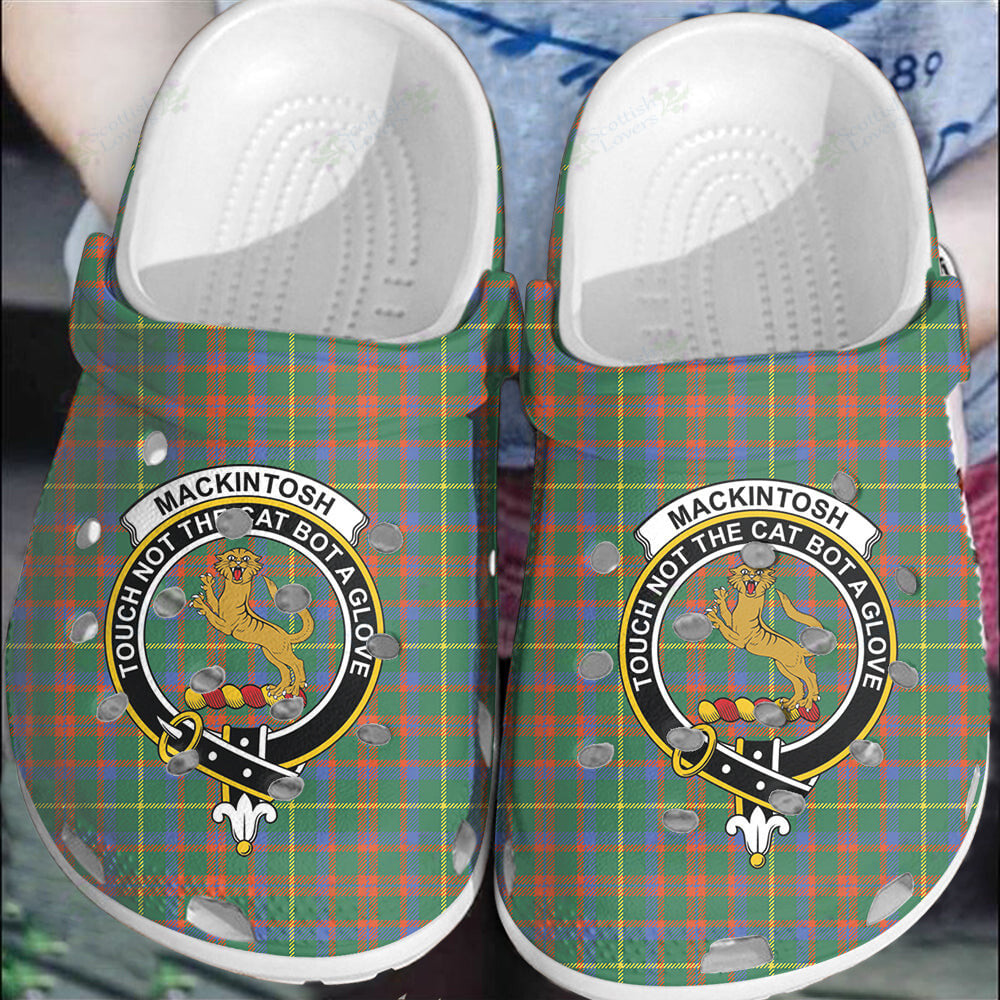 Clan MacKintosh Hunting Ancient Tartan Crest Clogs Classic AI43 MacKintosh Hunting Ancient Tartan Tartan Today