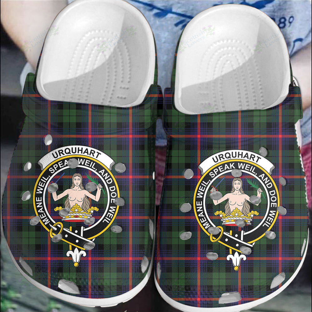 Clan Urquhart Modern Tartan Crest Clogs Classic HP15 Urquhart Modern Tartan Tartan Today