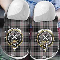 Clan Moffat Modern Tartan Crest Clogs Classic FM37 Moffat Modern Tartan Tartan Today