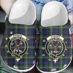 Clan Forbes Modern Tartan Crest Clogs Classic DR40 Forbes Modern Tartan Tartan Today