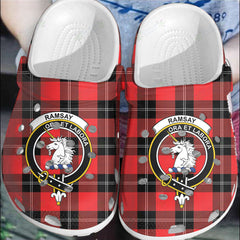 Clan Ramsay Modern Tartan Crest Clogs Classic MA37 Ramsay Modern Tartan Tartan Today