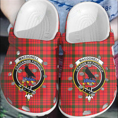 Clan MacDonnell of Keppoch Modern Tartan Crest Clogs Classic FG83 MacDonnell of Keppoch Modern Tartan Tartan Today