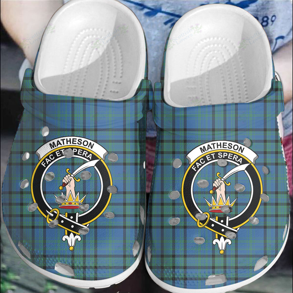 Clan Matheson Hunting Ancient Tartan Crest Clogs Classic RP51 Matheson Hunting Ancient Tartan Tartan Today