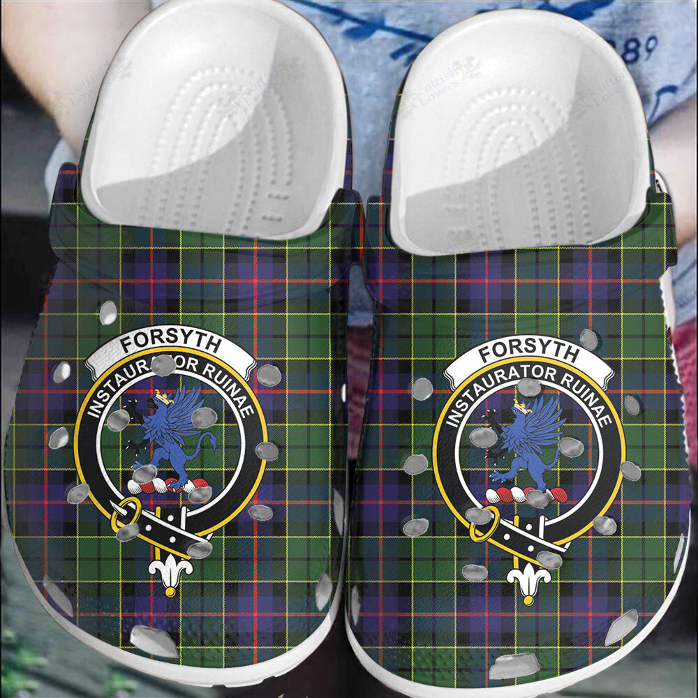Clan Forsyth Modern Tartan Crest Clogs Classic NT93 Forsyth Modern Tartan Tartan Today