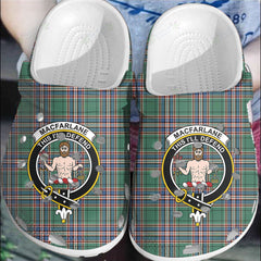 Clan MacFarlane Hunting Ancient Tartan Crest Clogs Classic FG80 MacFarlane Hunting Ancient Tartan Tartan Today