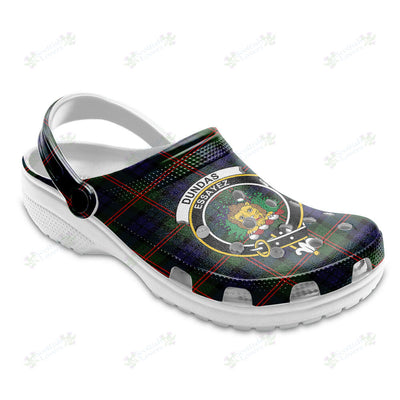 Clan Dundas Modern Tartan Crest Clogs Classic
