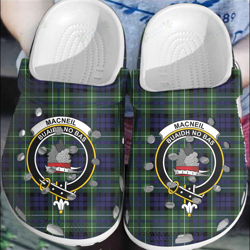 Clan MacNeil of Colonsay Modern Tartan Crest Clogs Classic WY96 MacNeil of Colonsay Modern Tartan Tartan Today