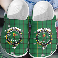 Clan Don (Tribe-of-Mar) Tartan Crest Clogs Classic OF65 Don (Tribe-of-Mar) Tartan Tartan Today