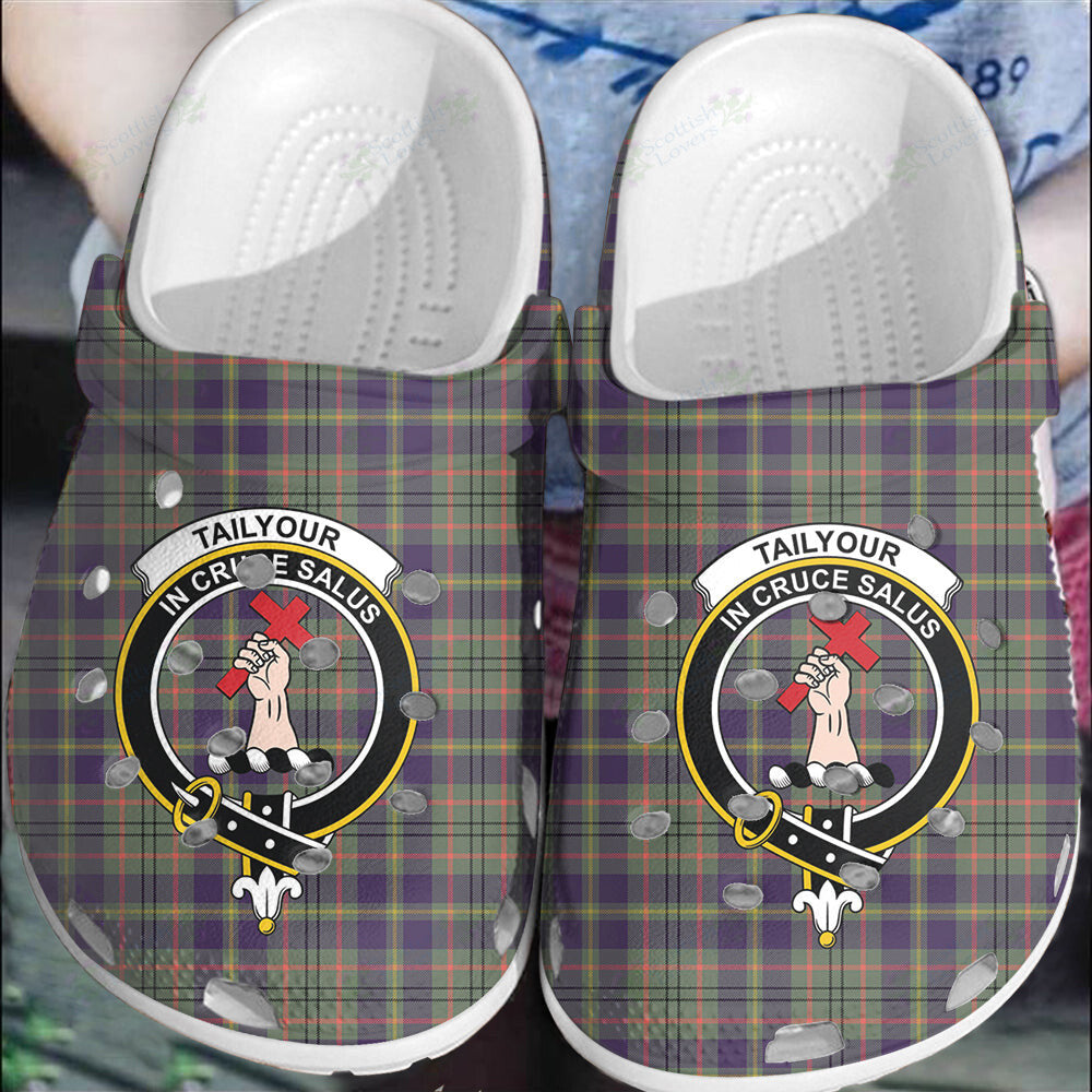 Clan Tailyour Tartan Crest Clogs Classic IC16 Tailyour Tartan Tartan Today