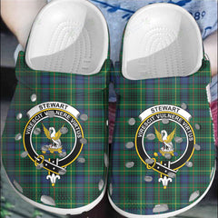 Clan Stewart Hunting Modern Tartan Crest Clogs Classic ZD54 Stewart Hunting Modern Tartan Tartan Today