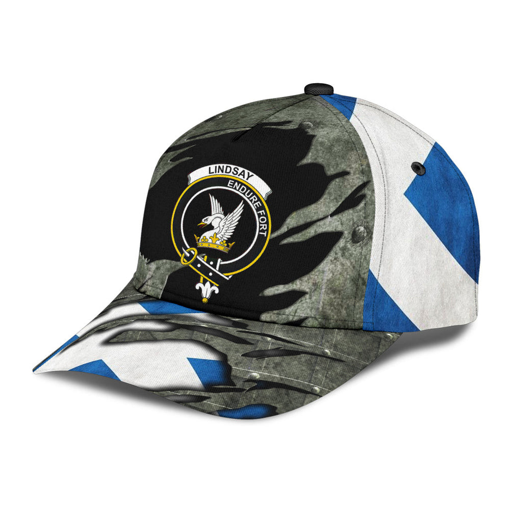 Clan Lindsay Tartan Crest Classic Cap GD34 Lindsay Tartan Tartan Today