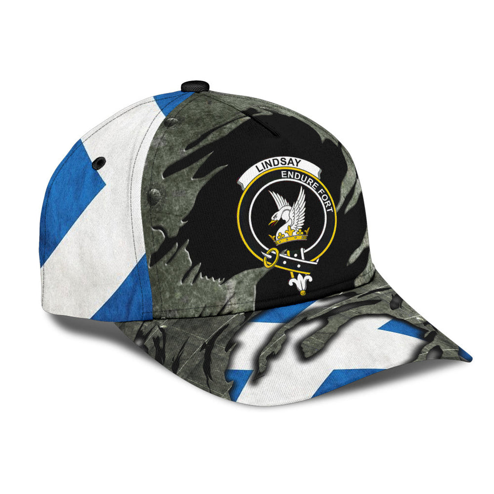 Clan Lindsay Tartan Crest Classic Cap GD34 Lindsay Tartan Tartan Today