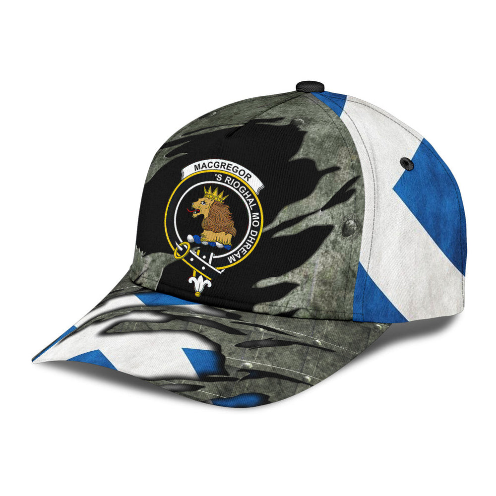 Clan MacGregor Tartan Crest Classic Cap GQ92 MacGregor Tartan PNKGr