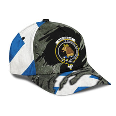 Clan MacGregor Tartan Crest Classic Cap GQ92 MacGregor Tartan PNKGr