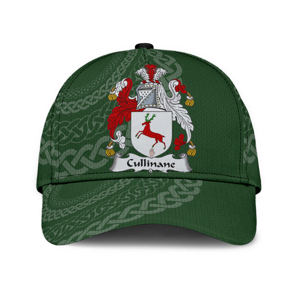 Clan Cullinane Coat Of Arms - Irish Family Crest St Patrick's Day Classic CapCG76 Classic Cap - Cullinane Coat Of Arms St Patrick's Day Classic Cap Irish Cap