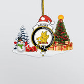 Clan MacIver Crest Tartan Acrylic Christmas Ornament AQ46 MacIver Tartan Tartan Christmas