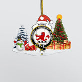 Clan Young Crest Tartan Acrylic Christmas Ornament DA21 Young Tartan Tartan Christmas