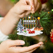 Clan MacMillan Old Modern "Merry Christmas" Tartan Acrylic Ornament YD32 MacMillan Old Modern Tartan Tartan Christmas