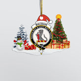Clan MacBain Crest Tartan Acrylic Christmas Ornament AL21 MacBain Tartan Tartan Christmas