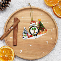 Clan MacEwan Crest Tartan Acrylic Christmas Ornament NF27 MacEwan Tartan Tartan Christmas