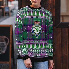 Clan Gary Modern Crest Tartan Christmas Ugly Sweater UT62 Gary Modern Sweater Crest Tartan Tartan Ugly Sweater