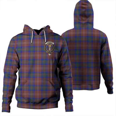 Clan Chisholm Hunting Modern Tartan Hoodie Crest