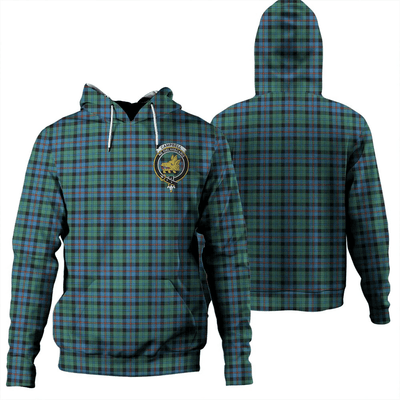 Clan Campbell of Cawdor Ancient Tartan Hoodie Crest