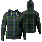 Clan Leslie Hunting Ancient Tartan Hoodie Crest 5FSILJYI-1 Leslie Hunting Ancient Tartan Hoodies