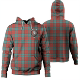 Clan Dunbar Ancient Tartan Hoodie Crest 3AXXJJUC-1 Dunbar Ancient Tartan Hoodies