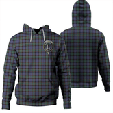 Clan Fletcher Modern Tartan Hoodie Crest QAEGFQ53-1 Fletcher Modern Tartan Hoodies