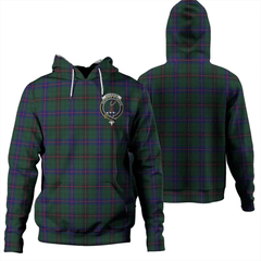 Clan Davidson Modern Tartan Hoodie Crest JEWN8HVH-1 Davidson Modern Tartan Hoodies