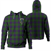 Clan Forsyth Modern Tartan Hoodie Crest D9MKQQBJ-1 Forsyth Modern Tartan Hoodies