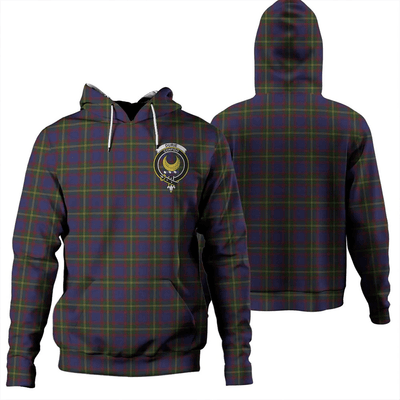 Clan Durie Tartan Hoodie Crest