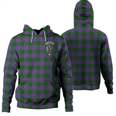 Clan Elphinstone Tartan Hoodie Crest UYA6MXRU-1 Elphinstone Tartan Hoodies
