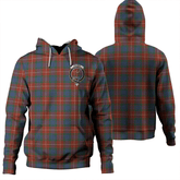 Clan Fraser Ancient Tartan Hoodie Crest VFRJN7MI-1 Fraser Ancient Tartan Hoodies